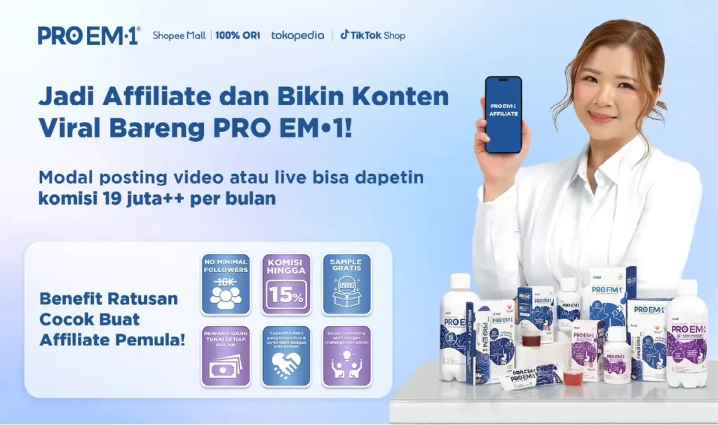 jadi affiliate dan bikin konten