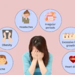 wanita sedang stress menghadapi permasalahan PCOS